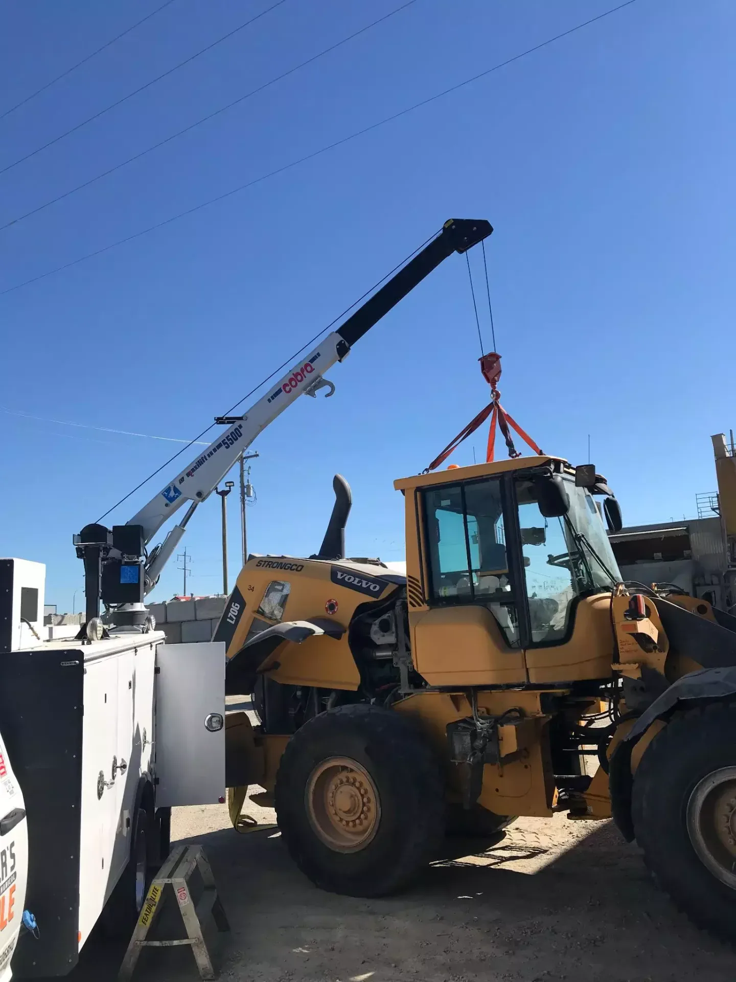 Volvo Loader Cab Removal
